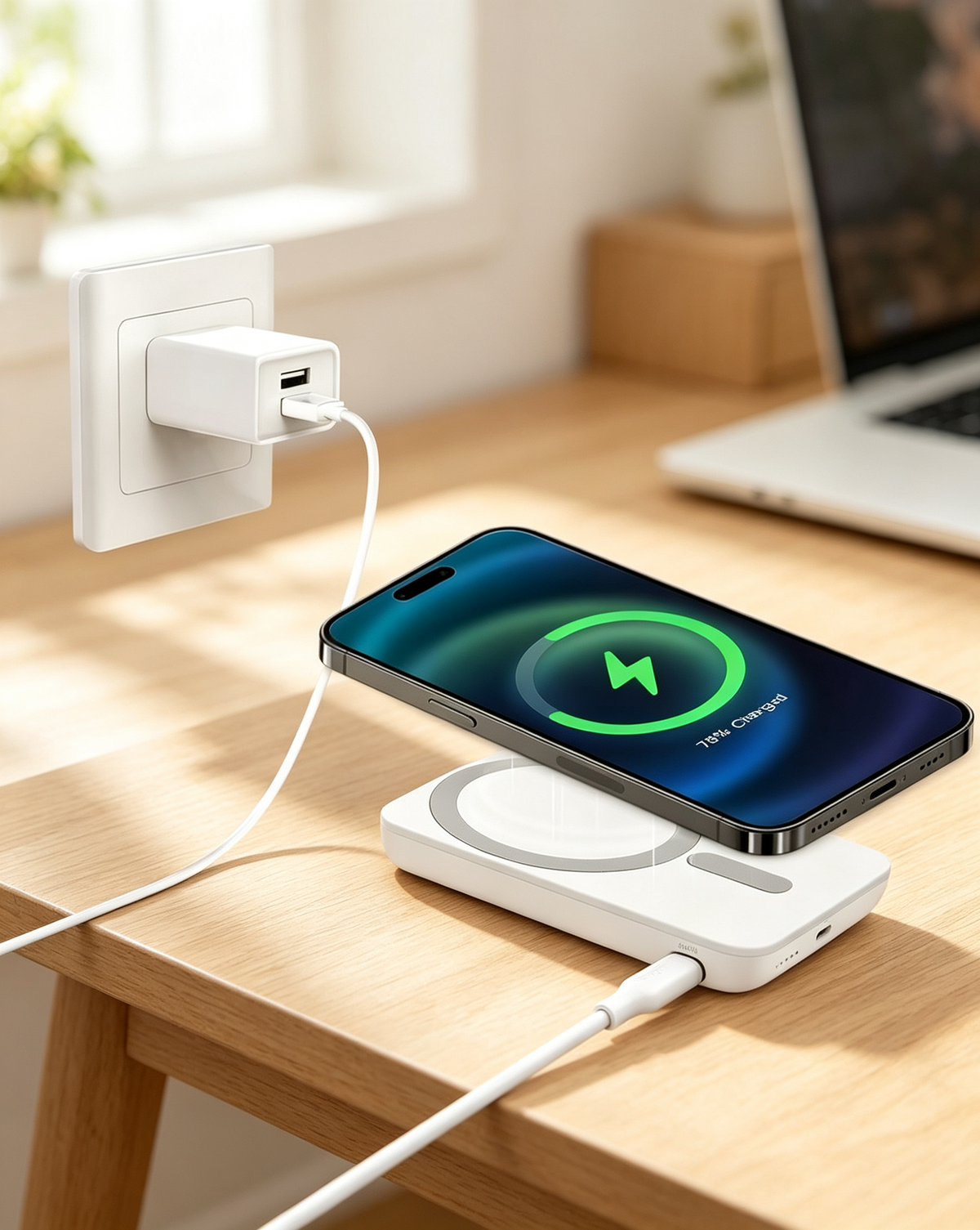 Magnetic Wireless Power Bank